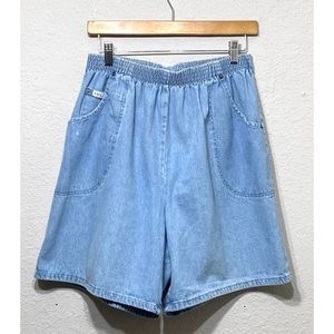 Vintage 80s Chic High Waist Shorts Sz 18